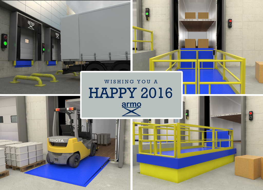 Armo | Happy New Year | Dock Levellers | Goods Lift
