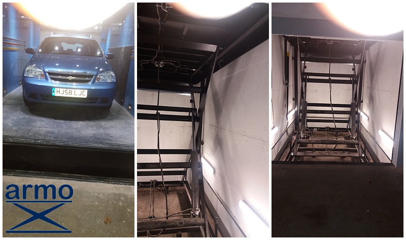 GoodsÂ Lift manufactured and supplied as car lift forÂ residents in Mayfair, London