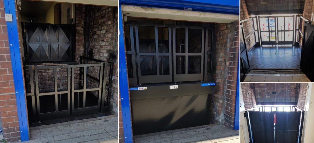 Armo Manufactured and Designed a Goods Lift for a Large British Food Chain in Stoke on Trent